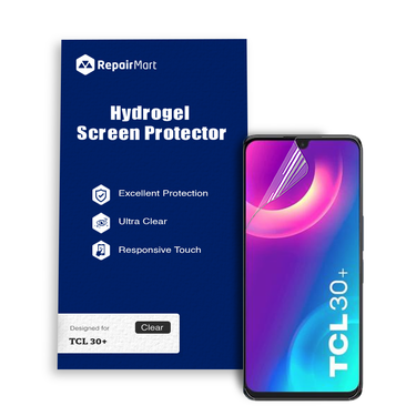 TCL 30+ Compatible Premium Hydrogel Screen Protector With Full Coverage Ultra HD